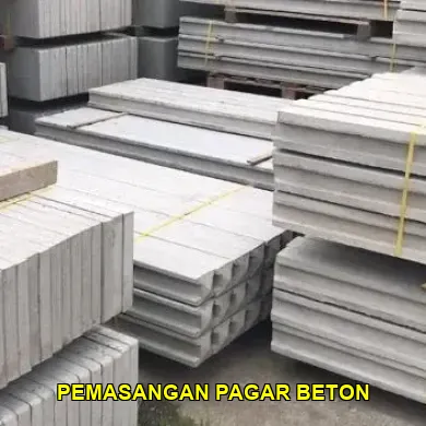 pemasangan pagar beton